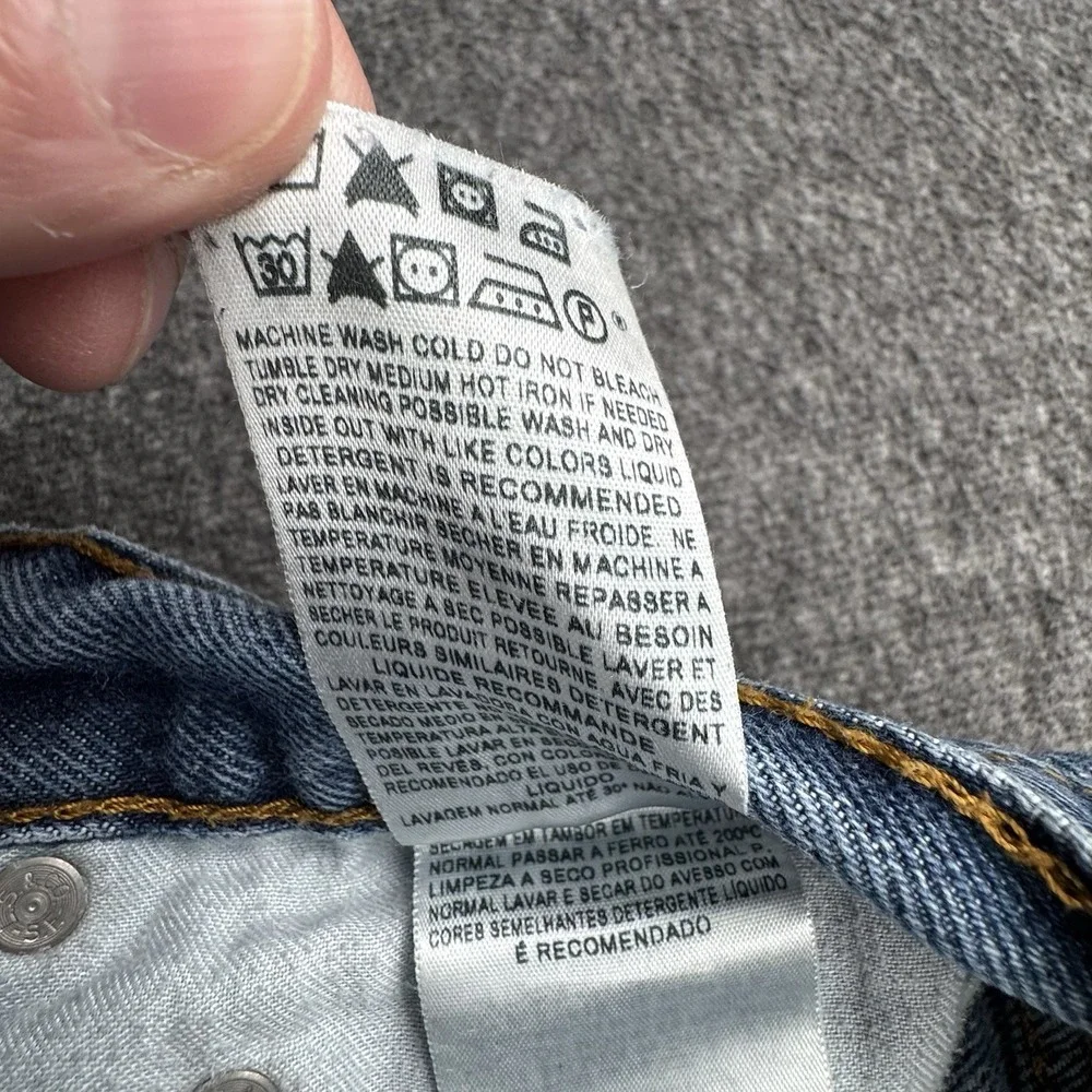 Levi's 517 Boot Cut Jeans‎ Medium Wash Men's Sz 36x30 Cowboy Workwear Whiskered